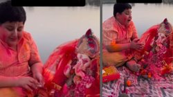 गणेश विसर्जन के समय मूर्ति से लिपटकर रोने वाले बालक कौन हैं, बताया बलराम अवतार, देखें वायरल वीडियो