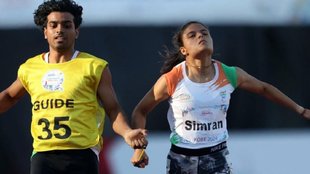 simran sharma, paris paralympics