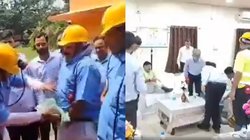 मंत्री के पायजामा का नाड़ा ठीक कर रहे थे अधिकारी, उतारे जूते? क्या है Viral Video की सच्चाई