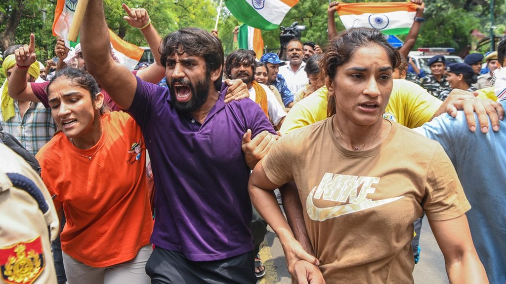 Vinesh Phogat, Vinesh Phogat on Wrestling Protest, Vinesh Phogat Brij Bhushan Sharan Singh