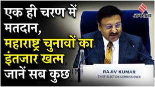 Maharashtra Election 2024 Date: महाराष्ट्र में 20 नवंबर को मतदान 23 को आएंगे चुनाव परिणाम | CEC