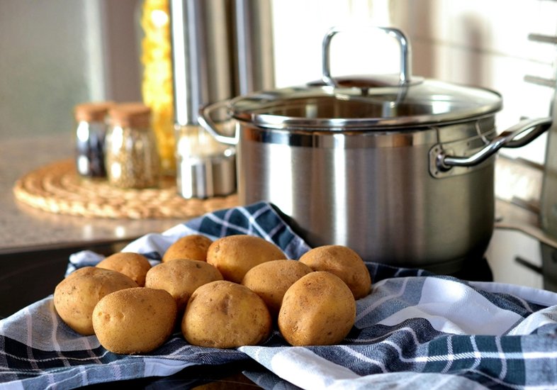 Apple and potato combination