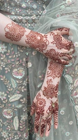 Arabic Mehndi for Karwa Chauth