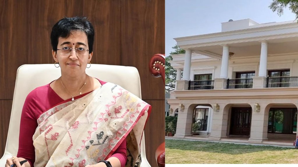 Atishi Marlena House, delhi cm house, delhi cm, delhi news, hindi news, atishi, arvind kejriwal, delhi seesh mahal