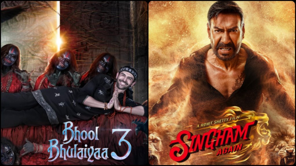 Bhool Bhulaiyaa 3 vs Singham Again