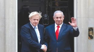 Boris Johnson, Benjamin Netanyahu