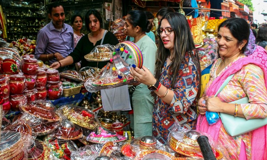 Karwa Chauth preparations