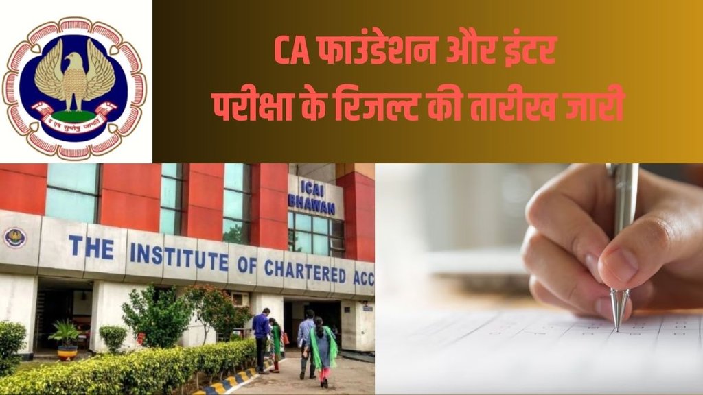 ICAI, CA Foundation, CA Inter Exam Result 2024, CA Inter Result,