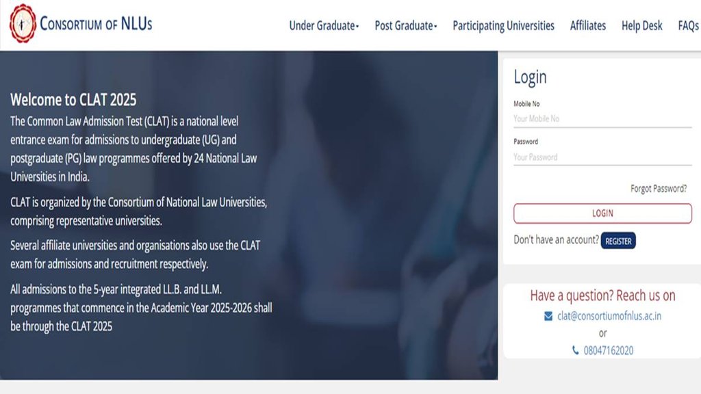 CLAT 2025, Common law admission test,