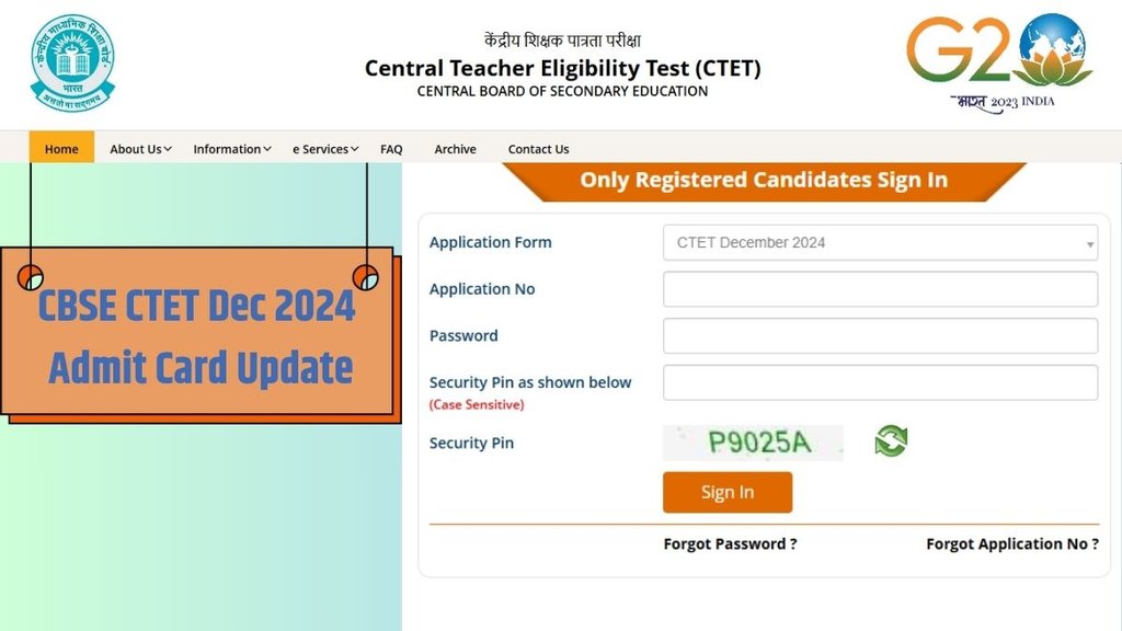 CBSE, CTET Admit Card, CTET Dec 2024 Admit Card
