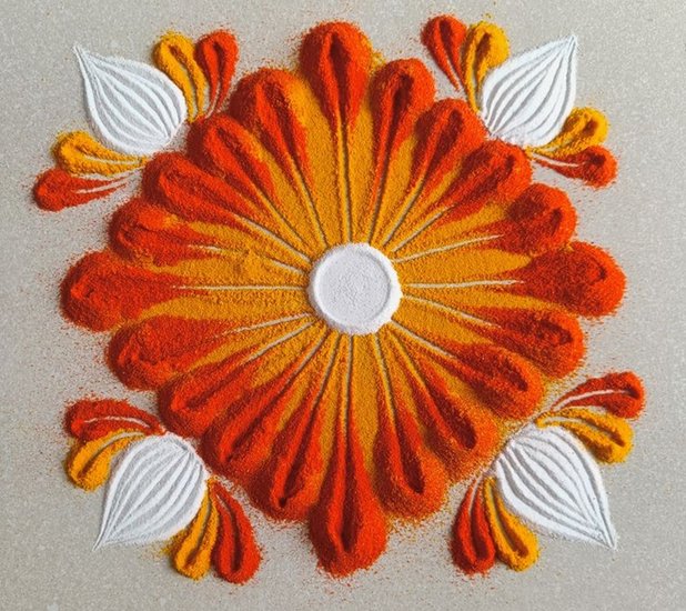 DIY Diwali Rangoli for Beginners