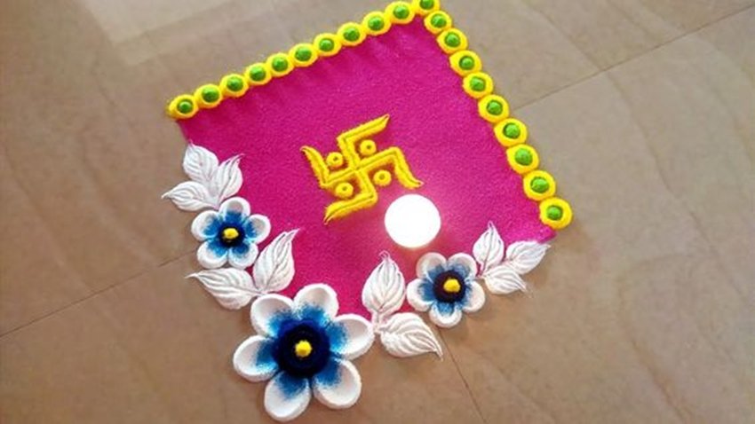 DIY Rangoli for Diwali 2024