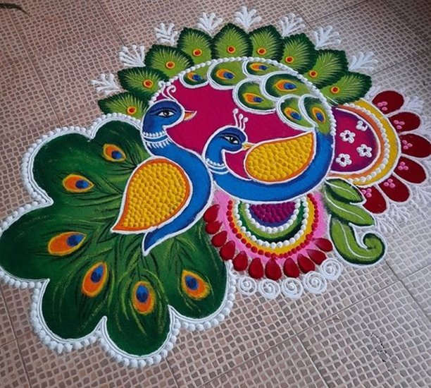Diwali Floor Decoration Ideas