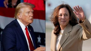 Donald Trump, Kamala Harris