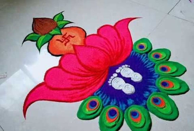 Easy Rangoli Ideas for Festive Decor