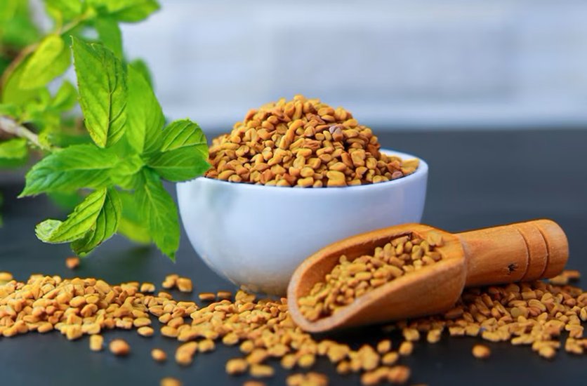 Fenugreek seeds for thick hair