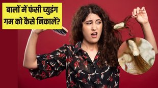 How to remove gum stuck on clothing । How to remove gum stuck on hair । Lifestyle news