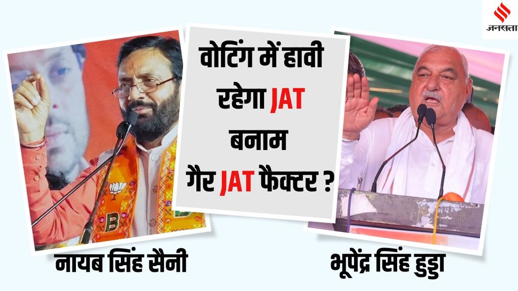 Jat vs Non-Jat politics haryana, Haryana Election 2024,