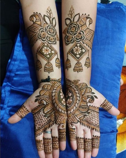 Karwa Chauth henna patterns