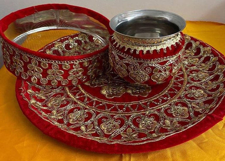 Karwachauth Latest Thali Designs