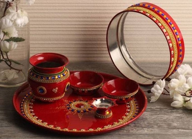 New Karwachauth Thali Designs