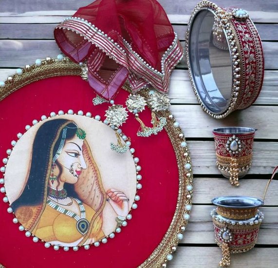 10 Latest Thali Designs for Karwachauth