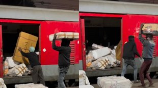 Indian Railway| Viral Video| Indian rail Parcel Service