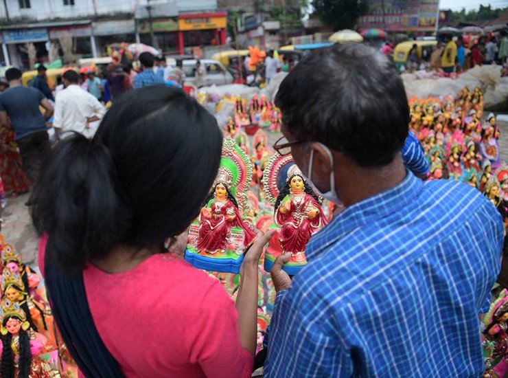 Lakshmi-Ganesh idol