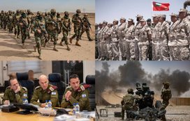 How much army do Israel's enemies have?