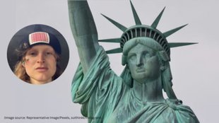 London musician | viral | Statue of Liberty |