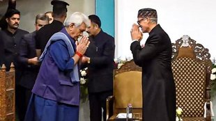 Jammu Kashmir, JK CM oath, Omar Abdullah, LG Manoj Sinha