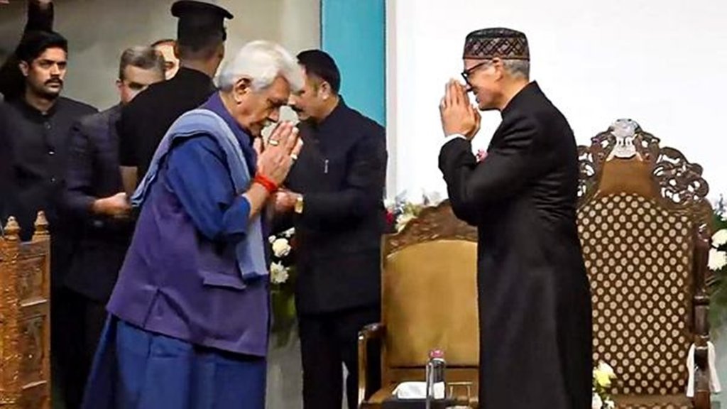 Jammu Kashmir, JK CM oath, Omar Abdullah, LG Manoj Sinha