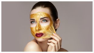gold facial at home with natural ingredients