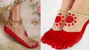 Karwa Chauth Alta Designs 2024