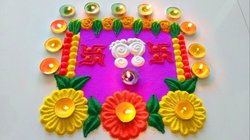 Diwali 2024 Rangoli Designs: 10 मिनट में बन जाएंगी ये दिवाली रंगोली, सेव करें फोटो