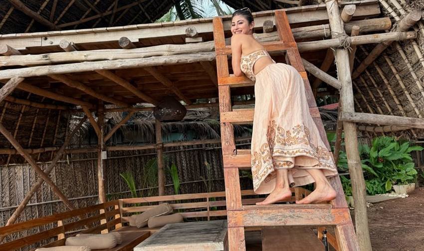 Mouni Roy Goa Pictures