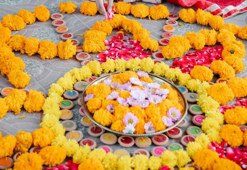 Navratri Decoration at home