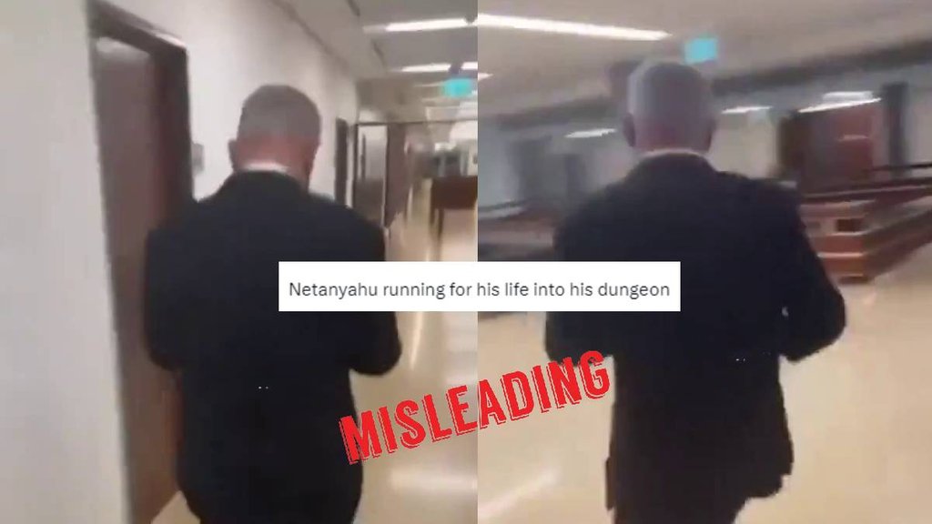 Misleading claim about Netanyahu's video