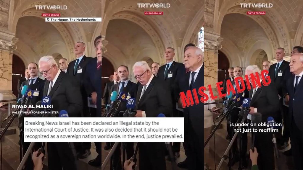Israel was not declared illegal state