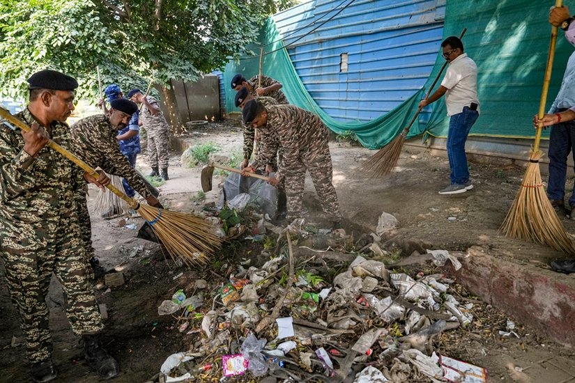Cleanliness drive on Gandhi Jayanti