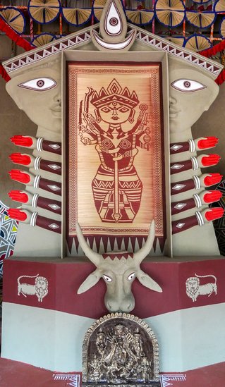 Madur Durga Puja pandal