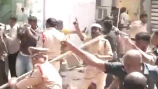 Shri Muthyalamma Devi Temple Hyderabad | Hyderabad | Police lati charged