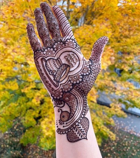 Quick Mehndi designs for Karwa Chauth