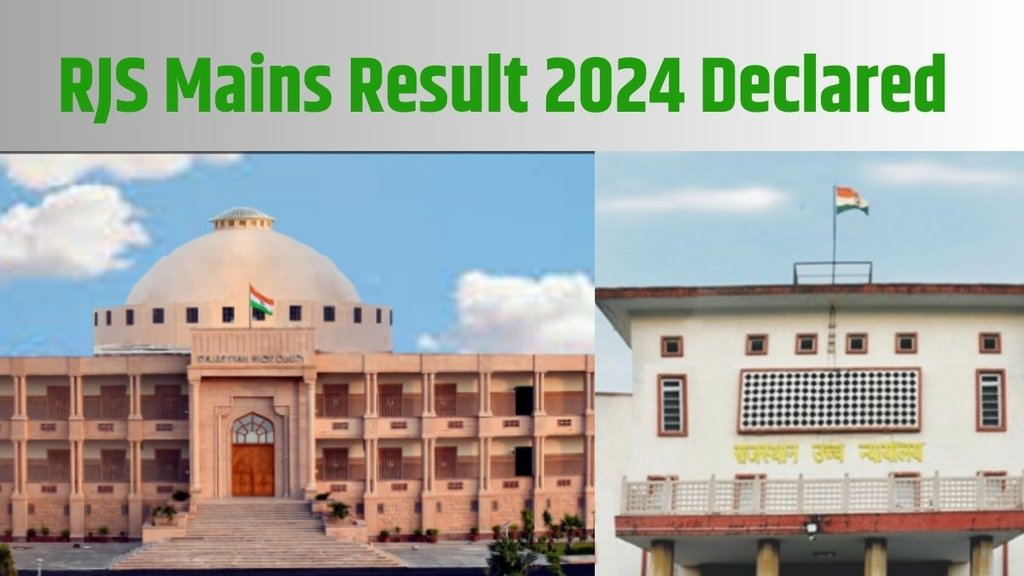 RJS Mains Exam result 2024, Rajasthan high court, Rajasthan civil judge