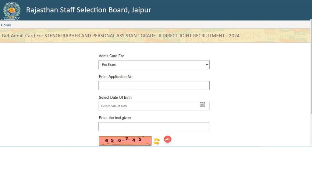 RSMSSB stenographer personal assistant exam 2024, RSMSSB stenographer personal assistant exam 2024 admit card, RSMSSB stenographer personal assistant exam 2024 admit card out