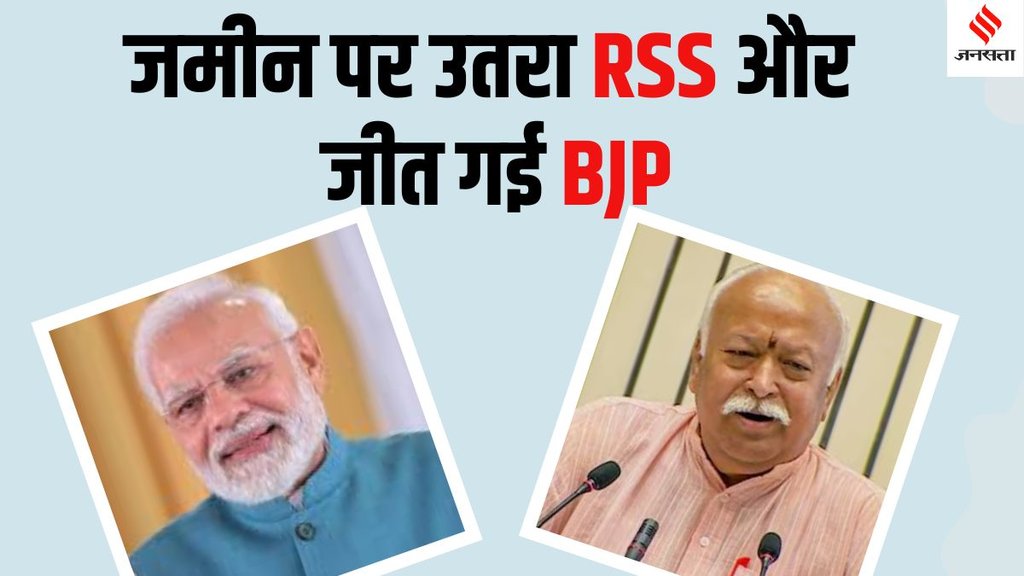 RSS role in BJP victory Haryana 2024, RSS influence Haryana elections 2024,