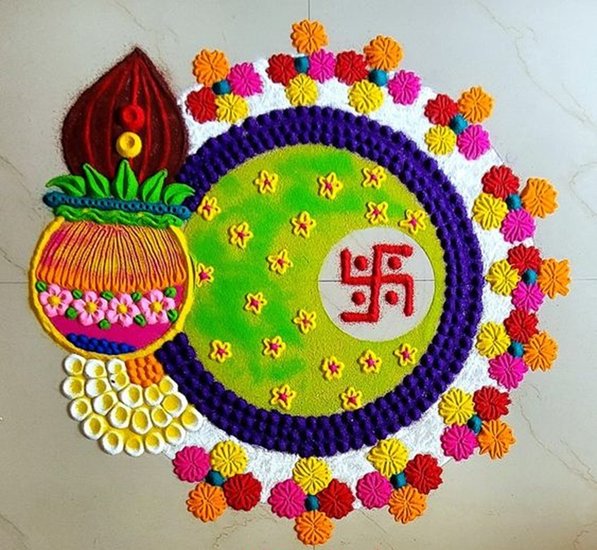 Rangoli for Wealth and Prosperity