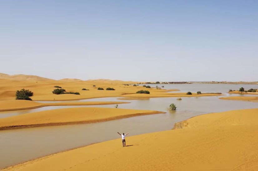 Sahara Desert floods