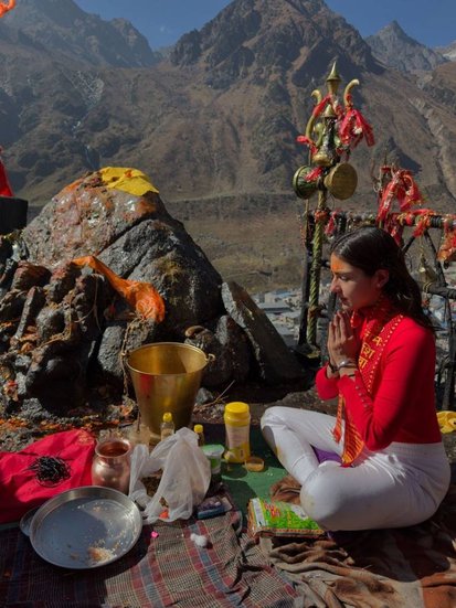 Sara Ali Khan in Uttarakhand