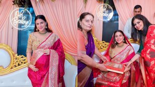 Shraddha Arya baby shower photos